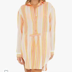 Brand New Trina Turk womens Montauk Shirt Dress